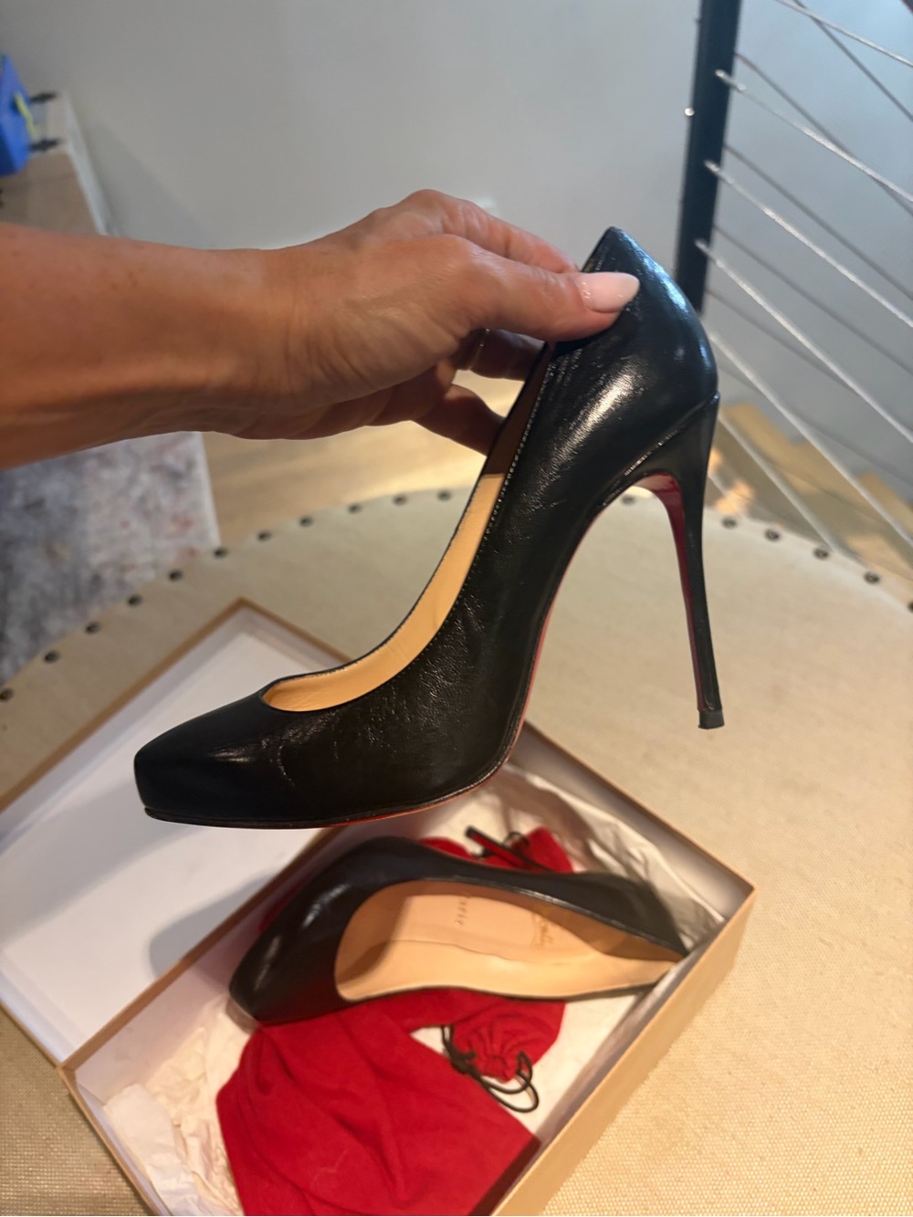 Women's Black High Heel Pumps